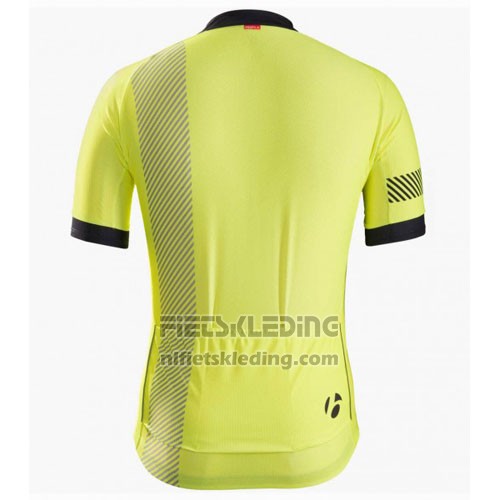 2016 Fietskleding Bontrager Zwart en Geel Korte Mouwen en Koersbroek